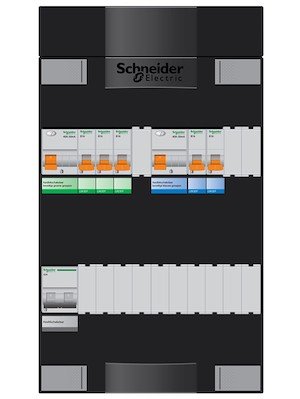 Groepenkast Schneider 1 Fase 5 Groepen ADVG23224H1