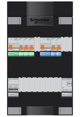 Schneider Groepenkast 1 Fase 5 Groepen + BelTrafo | ADVG23224TH1