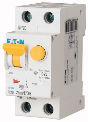 Eaton Aardlekautomaat (alamat) 1P+N 16A B-kar