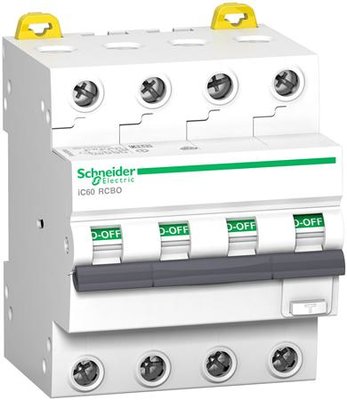 Schneider Electric aardlekautomaat ACTI9 IC60 RCBO 4-polig 16A 30mA C 6KA A