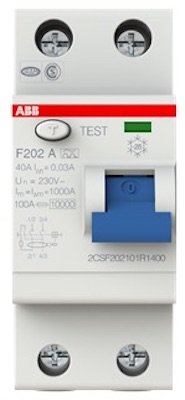 ABB Aardlekschakelaar 40A (1P+N) - 30 mA