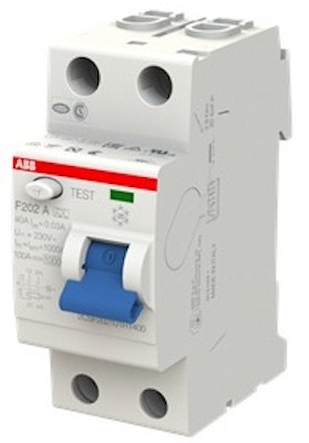 ABB Aardlekschakelaar 40A (1P+N) - 30 mA