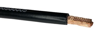 Groepenkast Aansluitdraden Zwart - 300 mm - 6mm2 - Adereind Gelast