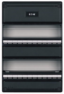 InstallatieKast Eaton leeg met 2 Aardlekschakelaars / HT330-S64+2ALS2P