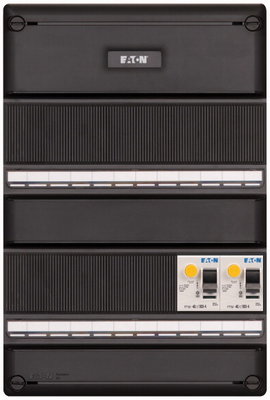 InstallatieKast Eaton leeg met 2 Aardlekschakelaars / HT330-S64+2ALS2P
