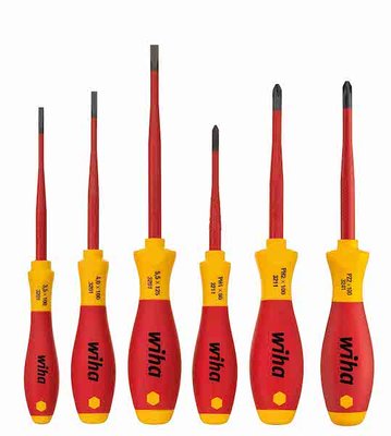 Wiha SoftFinish Electric slimFix schroevendraaierset - 6 Delig - 22038362