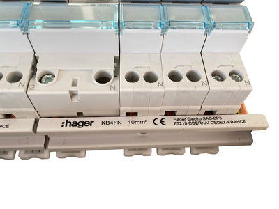 Hager KB4FN Aansluitrail