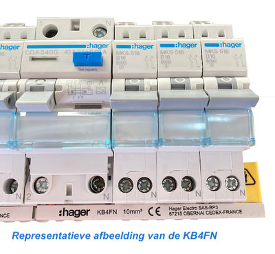 Hager KB2FN Aansluitrail