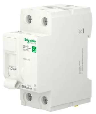 Schneider AardlekSchakelaar 40A 30mA 2P - R9R35240