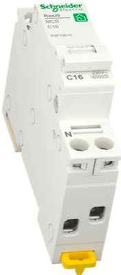 Schneider Installatie Automaat 1P + N 16A C-kar - R9P19616