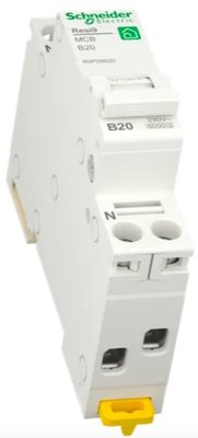Schneider Installatie Automaat 1P + N 20A B-kar R9P09620