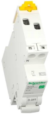 Schneider Installatie Automaat 1P + N 16A B-kar - R9P09616