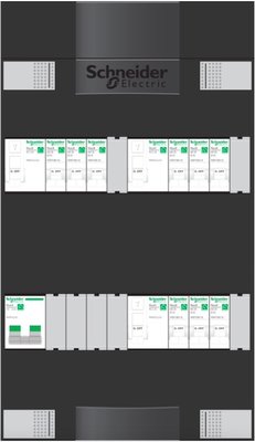Schneider Groepenkast 1 Fase 9 Groepen - ADV1B309A